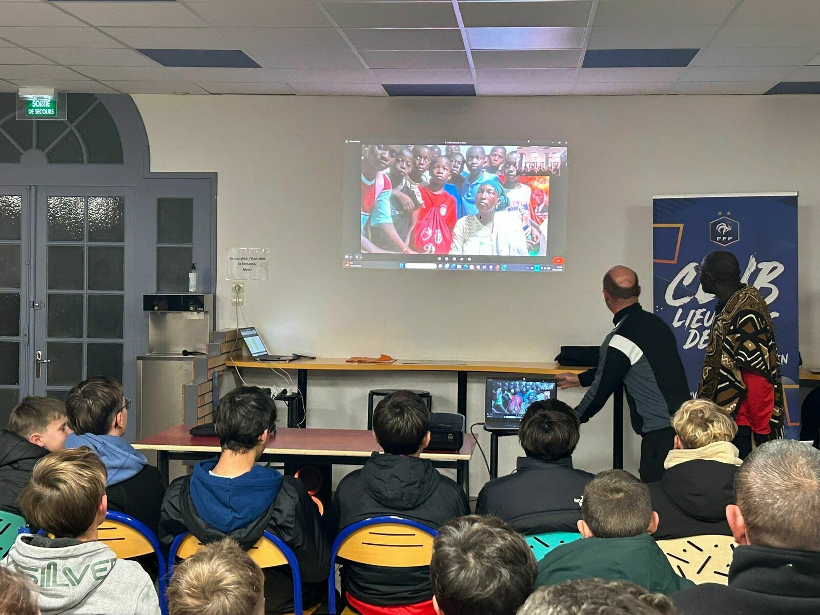 Coopération internationale : réunion de rentrée avec les familles