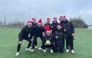 Gouter de noël au stade Philippe Morin pour nos jeunes licenciés