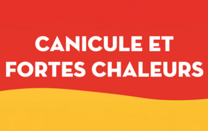 Fortes chaleurs : annulation des tournois de jeunes des 20 et 21 juin