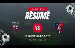 Résumé U16 R2 - Isle (15/11/2025)