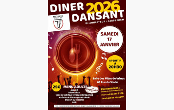 Le Thouars Foot 79 organise son dîner dansant