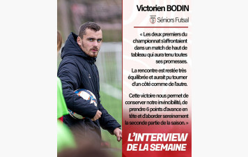 Futsal : retour sur la huitième journée de championnat