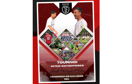 Tournoi Inter-entreprise : rejoignez l'événement le 29 mai 2026