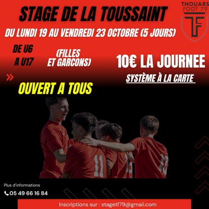 STAGE TOUSSAINT 2026