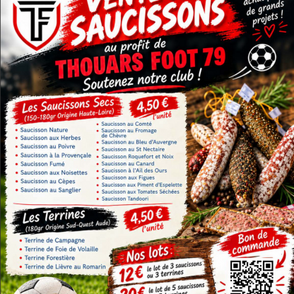 Ventes de saucissons et terrines